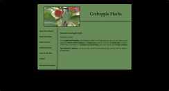 Desktop Screenshot of crabappleherbs.com