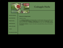 Tablet Screenshot of crabappleherbs.com